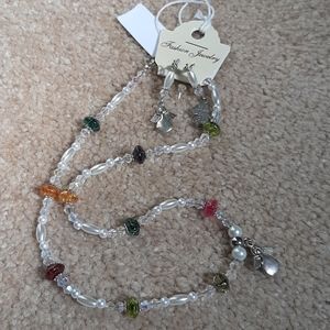 Earring and necklace set